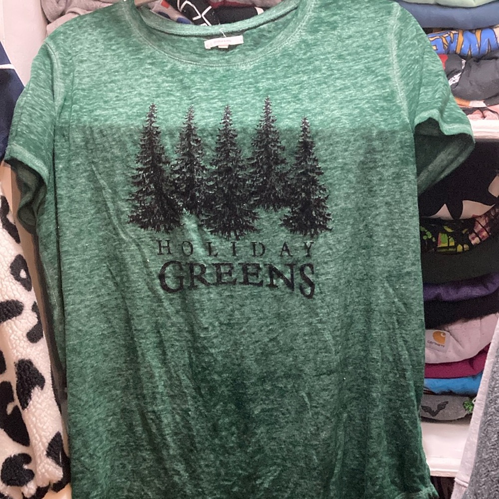 Maurices Green Holiday Graphic Tee